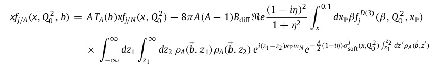 Master equation for impact parameter dependent nPDFs